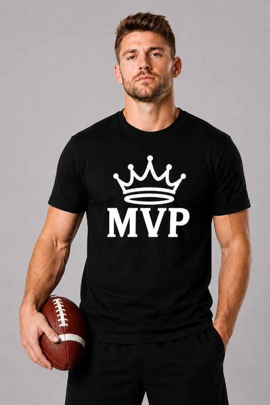 Crowned MVP Unisex Tee – Purple