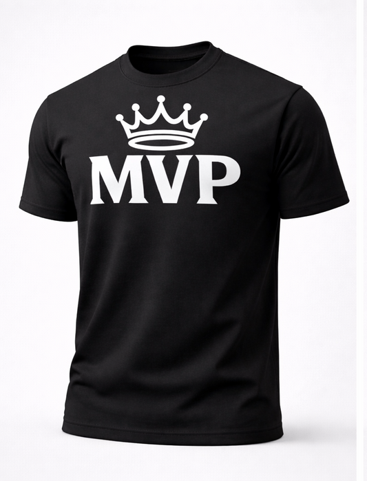 Black Crowned MVP Tee