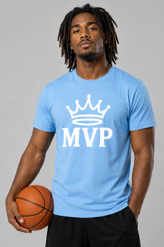 Crowned MVP Unisex Tee – Carolina Blue