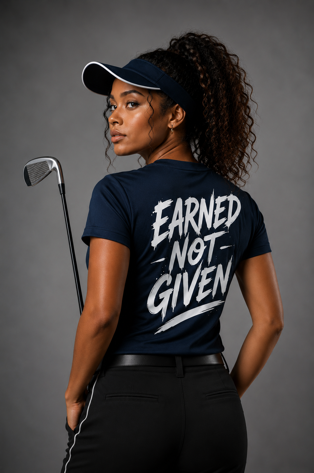 Crowned MVP Unisex Tee – Navy Blue