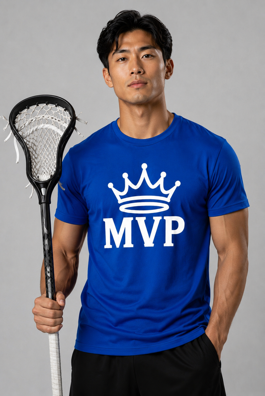 Crowned MVP Unisex Tee – Royal Blue